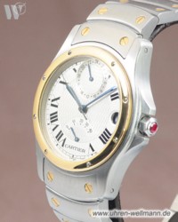 Cartier Santos Ronde Aviator 2. Zeitzone