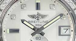 Bild einer Breitling Galactic 36 Damenuhr mit Diamantlünette, Stahl