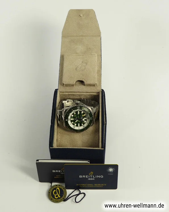 Breitling Superocean Automatic 46 Super Diver E10379 – Titan, grünes Zifferblatt breitling superocean_46_super_diver e10379 5509
