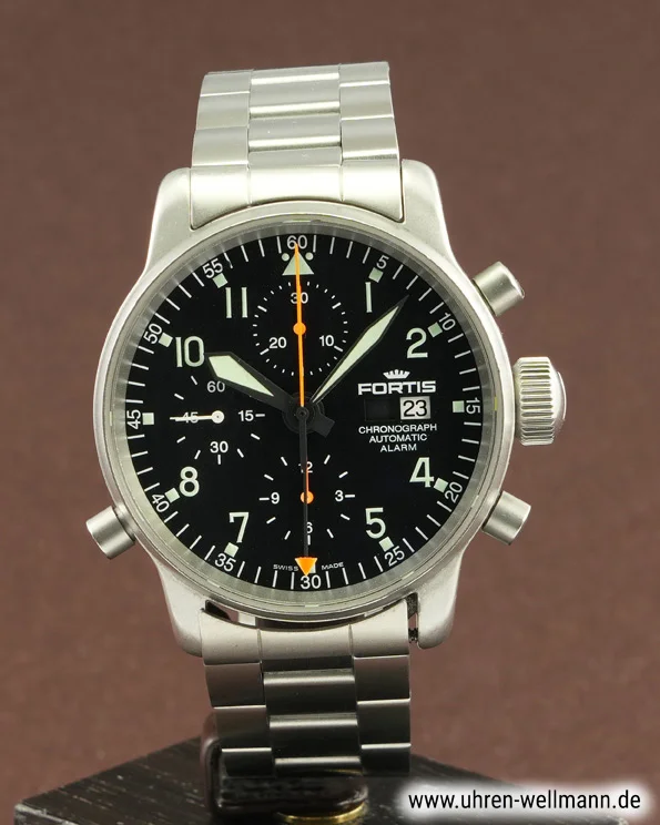 Fortis Fliegerchronograph Alarm 59910170 Stahl, Chronograph, Alarm fortis fliegerchronograph_alarm 59910170 5496