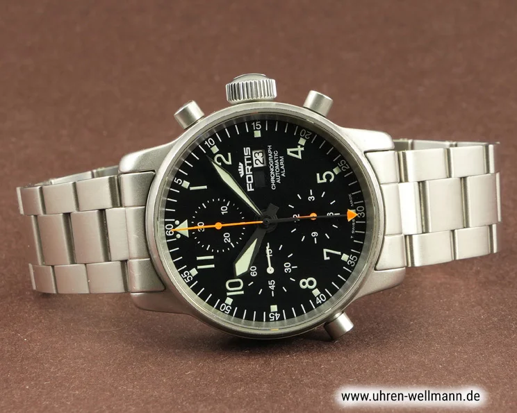 Fortis Fliegerchronograph Alarm 59910170 Stahl, Chronograph, Alarm fortis fliegerchronograph_alarm 59910170 5496