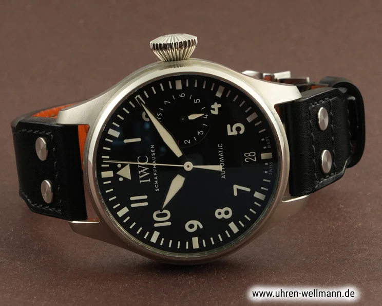 IWC Große Fliegeruhr IW500912 – Stahl, schwarzes Zifferblatt iwc große_fliegeruhr iw500912 5508