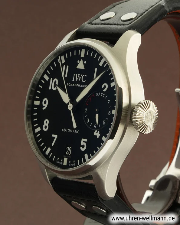 IWC Große Fliegeruhr IW500912 – Stahl, schwarzes Zifferblatt iwc große_fliegeruhr iw500912 5508