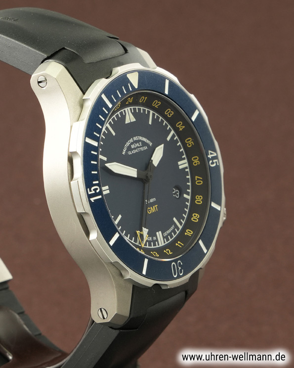 Mühle Glashütte Seebataillon GMT M1-28-62-KB Titan, 300 m, GMT mühle_glashütte seebataillon_gmt m1 28 62 kb 5495