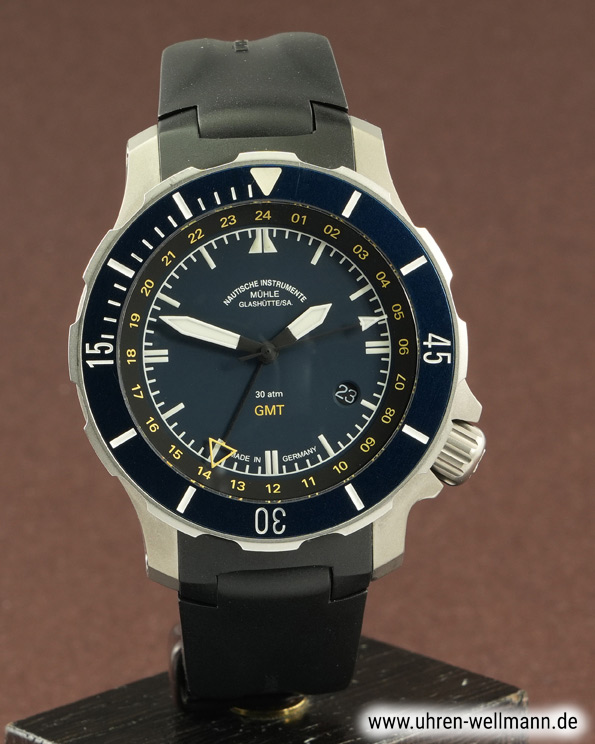 Mühle Glashütte Seebataillon GMT M1-28-62-KB Titan, 300 m, GMT mühle_glashütte seebataillon_gmt m1 28 62 kb 5495