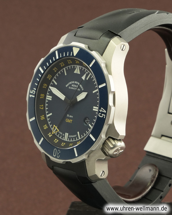 Mühle Glashütte Seebataillon GMT M1-28-62-KB Titan, 300 m, GMT mühle_glashütte seebataillon_gmt m1 28 62 kb 5495