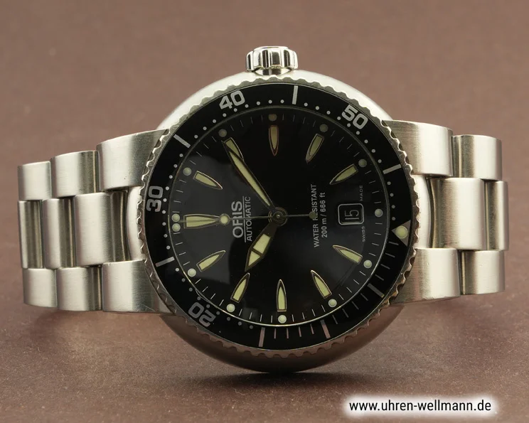 Oris TT1 Diver 63375339454 – Stahl, schwarzes Zifferblatt oris tt1_diver 63375339454 5473