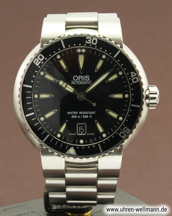 Oris TT1 Diver 63375339454 – Stahl, schwarzes Zifferblatt oris tt1_diver 63375339454 5473