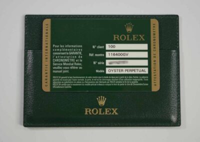Rolex Garantiekarte